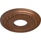 Ekena Millwork Jackson Ceiling Medallion (Fits Canopies up to 7 3/8"), 12 1/4"OD x 4"ID x 1 1/8"P, Polished Copper CM12JAPOS - alternate 4